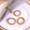 Cheap Wholesale Round Simple Napkin Cloth Holder For Home Decoration