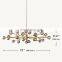 Modern Crystal Molecular Chandelier ceiling Lighting Fixture for Living Room Bedroom Dining Room kitchen island Foyer Lobby