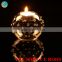 2015 new ball crystal glass candle holder for decoration gift