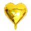 18 Inch Gold Silver Red Heart Foil Balloon Helium Mylar for Wedding Birthday Party Decoration Wholesale