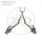 HMD Titanium alloy Exhaust Catback для BMW M440I G22/M550i G30/650i F13 N63/750i F02/M850I G16 Автомобильные аксессуары whatsapp+86 18946955156