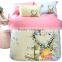 Cheap wholesale soft cotton flower pattern 4 pcs Bedding set