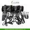 Under Bed Restraint System with Faux Fur Cuffs Black - Hidden Secret Bondage Set