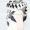 New Design Fashion Geometric Printed Tassel Square Wool Blanket Scarf