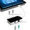 Box Shape Tablet USB Hub Travel Power Charger Adapter with 4 Port