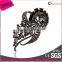 High Quality Jewelry New Brooch Design With Full Crystal Rhinestone