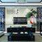 Diamand Art Glass Wall Home Wall , Elegant TV Background Wall Glass