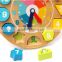 Hot Sale Educational Wooden Digital Geometry Clock Toy For Kids                        
                                                Quality Choice