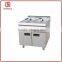 Kitchen equipment electric 1-tank fryer 1 basket with cabinet