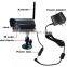 High definition dual ways 9" touch button wireless motion detection recording IR night vision camera and dvr system