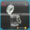 In Stock 50ml glass mason jar with clip lid caps water tight jars glass