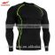 Hot sell of China custom design sports skin tight wholesale running wear long sleeve compression shirt