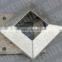 stainless steel handrail railing stair 2" Handrail round cover plate