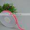 Supply 12mm 1/2inch pink white color printed grosgrain ribbon for gift box decoration craft kids bow
