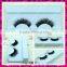 Natural looking human hair false eyelashes