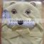 Cartoon Animal design Cotton Or Microfiber Fabric Baby Kids hooded towel