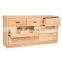 Bathroom Natural Wooden Cabinet Designs With Drawers for European