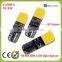 Promotion Gift ! Non-polarity t10 led canbus 194 168 W5W 12 LED COB Car Side Wedge Light Lamp Bulb