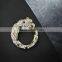 smart leopard shape alloy rhinestones scarf clip brooch pin