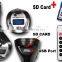  Express Unique figure design +Support Infrared Remote and SD/MMC Card Car FM Transmitter B-26