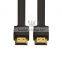 Flat 2.0V HDMI cable A male to A male with Ethernet Supports 3D & Audio Return Channel