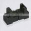 Kontron 12A 4C contact din rail PYF14BE with clip relay socket