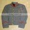ACW Grey Shell Jacket With Red Piping on collar and cuffs