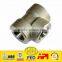 Approved API PED astm a105 carbon steel socket tee