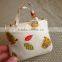 2014 newest lovely leaf foldable wholesale reusable shopping bags