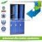 High quality gym metal 4 door locker, custom storage clothing wardrobe cabinet
