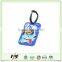 2016 newest design handmade custom logo waterproof wedding silicon rubber luggage tag