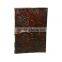 Celtic Moon & Flowers Embossed Leather Journal Handmade Leather Beautifully Created By Craftsmen