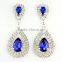 2016Newest design austrian crystal earrings ,Fashion jewelry wholesale rhinestone women fashion earring
