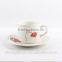 Ceramic Coffee Cups, Coffee Cup and Saucer Set