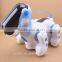 custom design electron toy with music/eletron dacing robot dog toy with light/oem your own music robot dog toy can walking