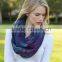 2016 Fall Winter Gold Trim Knit Cheap Infinity Scarf