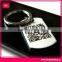 Custom aluminum qr code dog tag with laser engraving