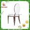 Round Back stainless steel chair for wedding used