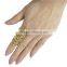 New Punk Full Finger Ring Hollow-Out Floral Knuckle Armor Double Long Ring
