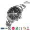 Luxury brand steel man watch chronograph