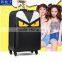 New Design Hot Selling PU Leather Material Travel Spinner Trolley Luggage