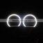 white amber halo headlight smd led angel eyes cotton ring for bmw e46 e36 e38 e39