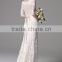 (MY7763) MARRY YOU A-line Lace Vintage Long Sleeve Beach Wedding Dress