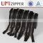 umi paint metal teeth roll elastic double sided zipper factory