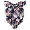 Kaiya latest baby clothes wholesale flowery print romper toddler clothes