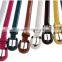 Korea Style Fashion Ladies And Women All-match Candy Color Patent Leather Slim Waist Belt