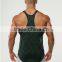 Custom chinlon spandex men's plain running stringer singlet