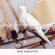 Resin Creative Bird Cloth Lamp Shade Lighting Iron Handmade Hemp Rope Light