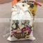 Size 10x15cm Fruit Flower Basket Sachet Hand Embroidery Cloths Fragrant Bag