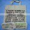 Recycled cotton canvas fabric designer bags/cotton tote bags